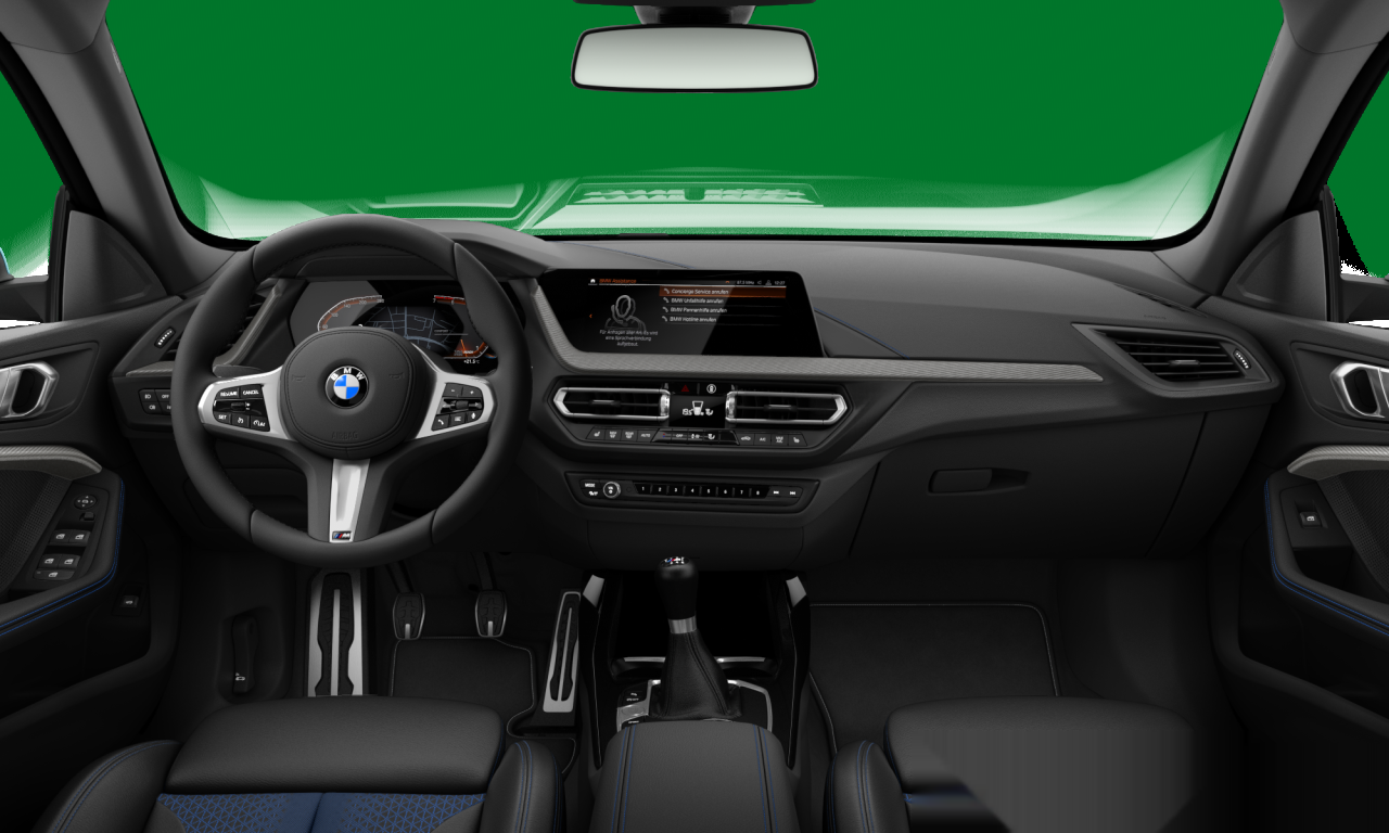 Interior of BMW 218i (F44), VIN WBA11AK0207K66712
