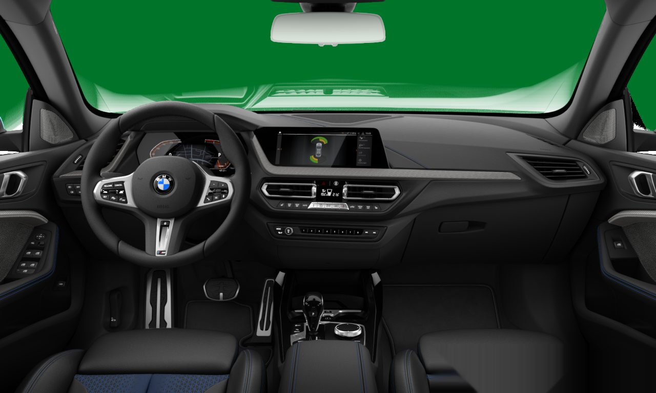 Interior of 2023 BMW 218i (F44), VIN WBA11AK0407N63982