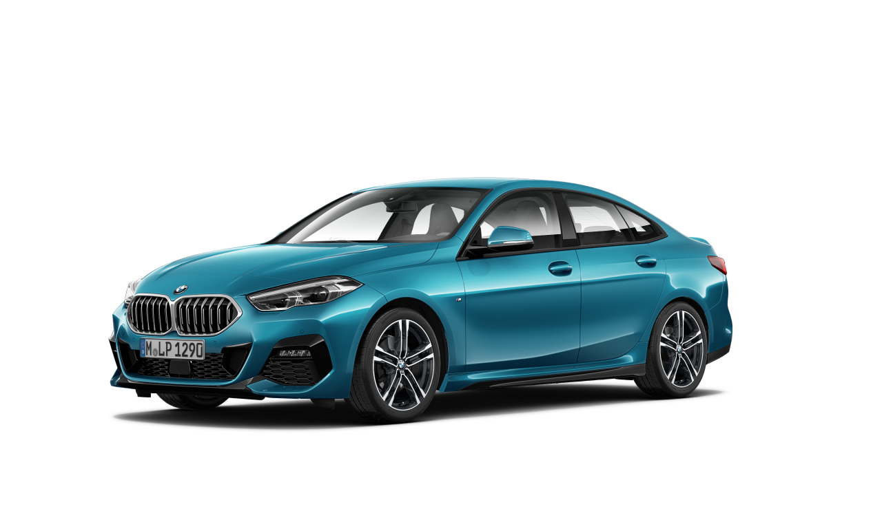 Exterior of 2022 BMW 218i (F44), VIN WBA11AK04P7L63436