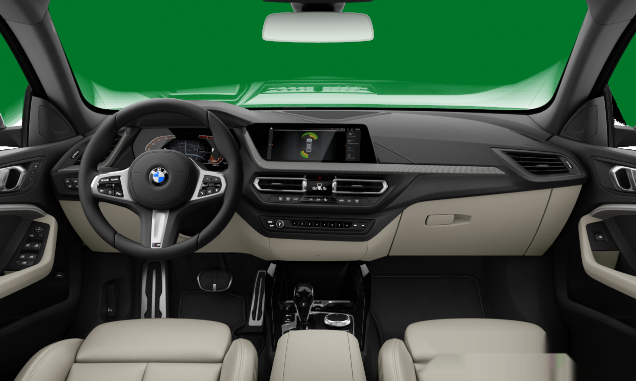 Interior of BMW 218i (F44), VIN WBA11AK08P7L63794