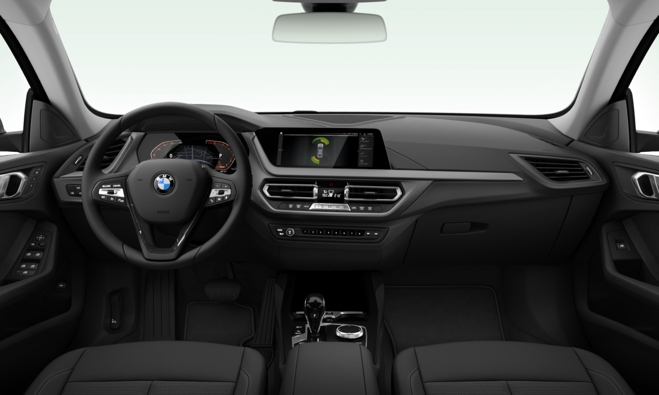Interior of BMW 218i (F44), VIN WBA11AK0907M33423