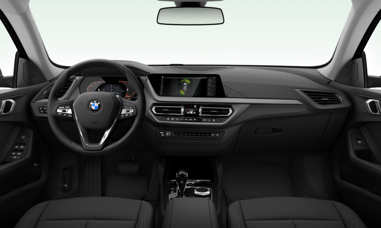 Interior of BMW 218i (F44), VIN WBA11AK0X07N97991