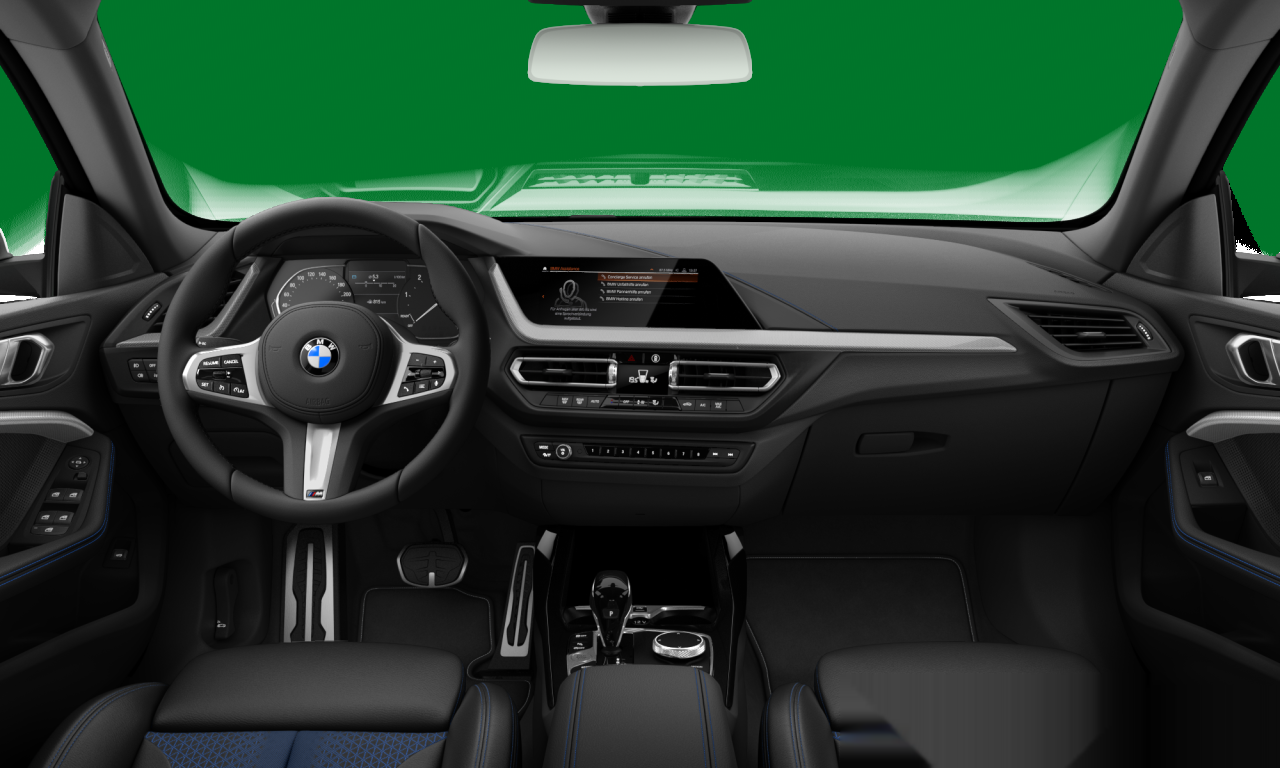 Interior of BMW 216d (F44), VIN WBA11AM0107H88439