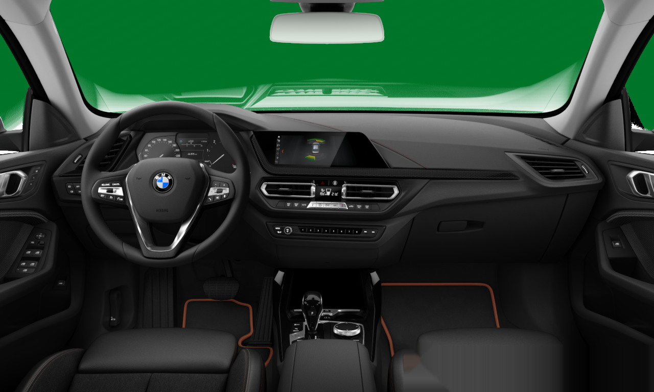 Interior of BMW 216d (F44), VIN WBA11AM07M7H20572