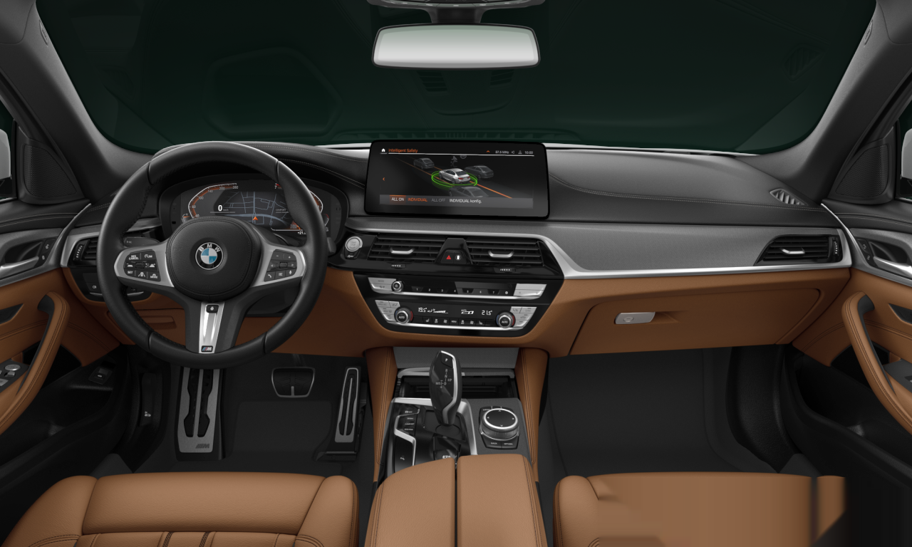 Interior of BMW 520i (G30 (MUE)), VIN WBA11BH03NCK92277