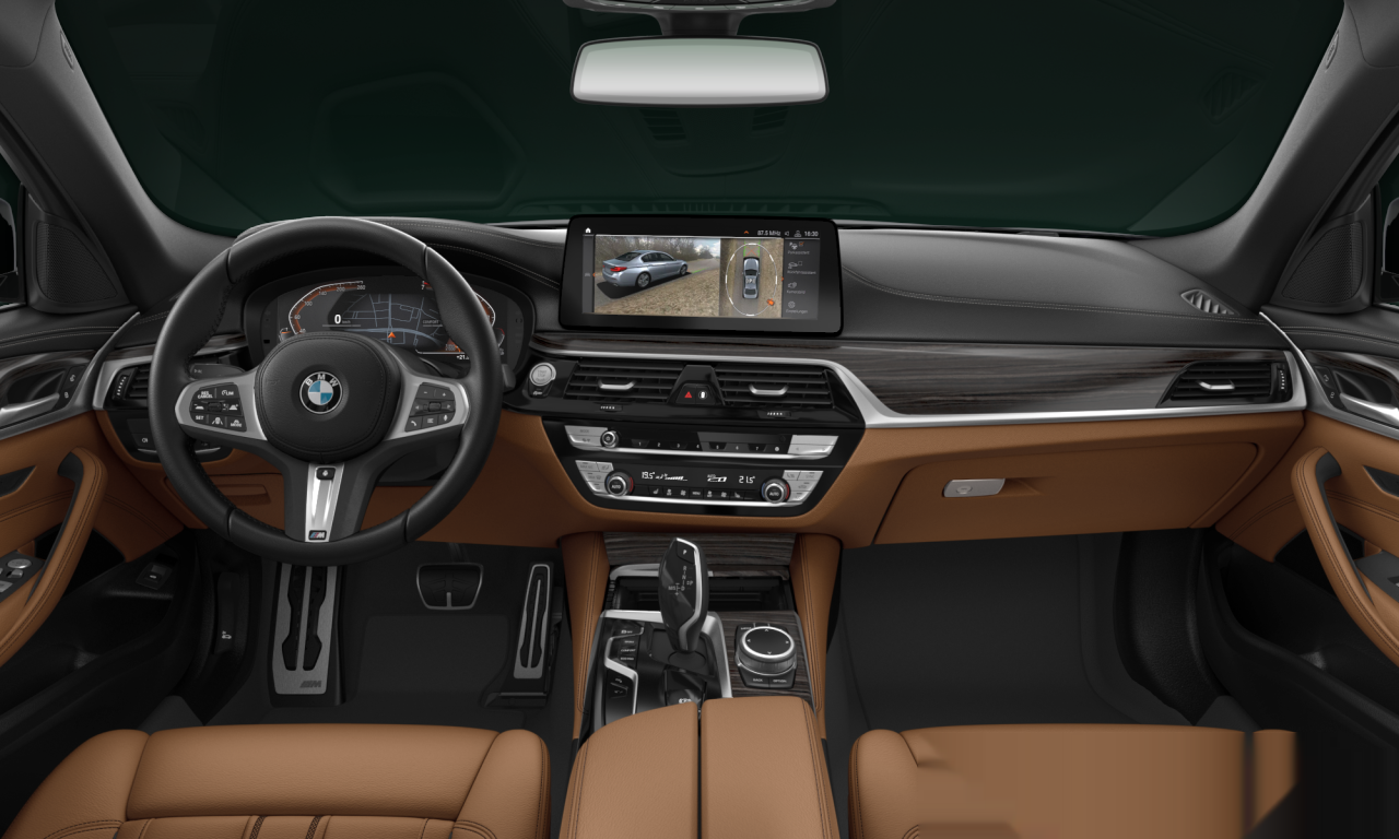 Interior of BMW 520i (G30 (MUE)), VIN WBA11BH05MWX25272