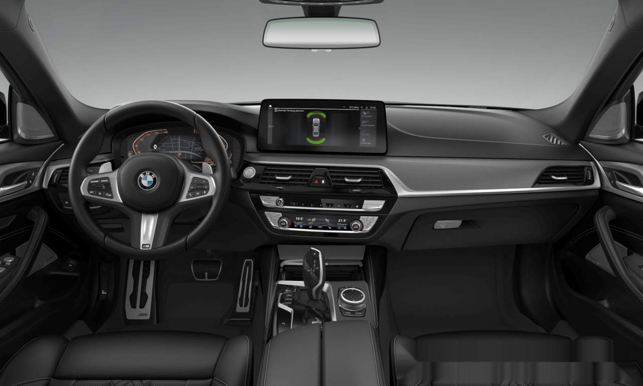 Interior of 2021 BMW 530i xDrive (G30 (MUE)), VIN WBA11BJ06NWX59880