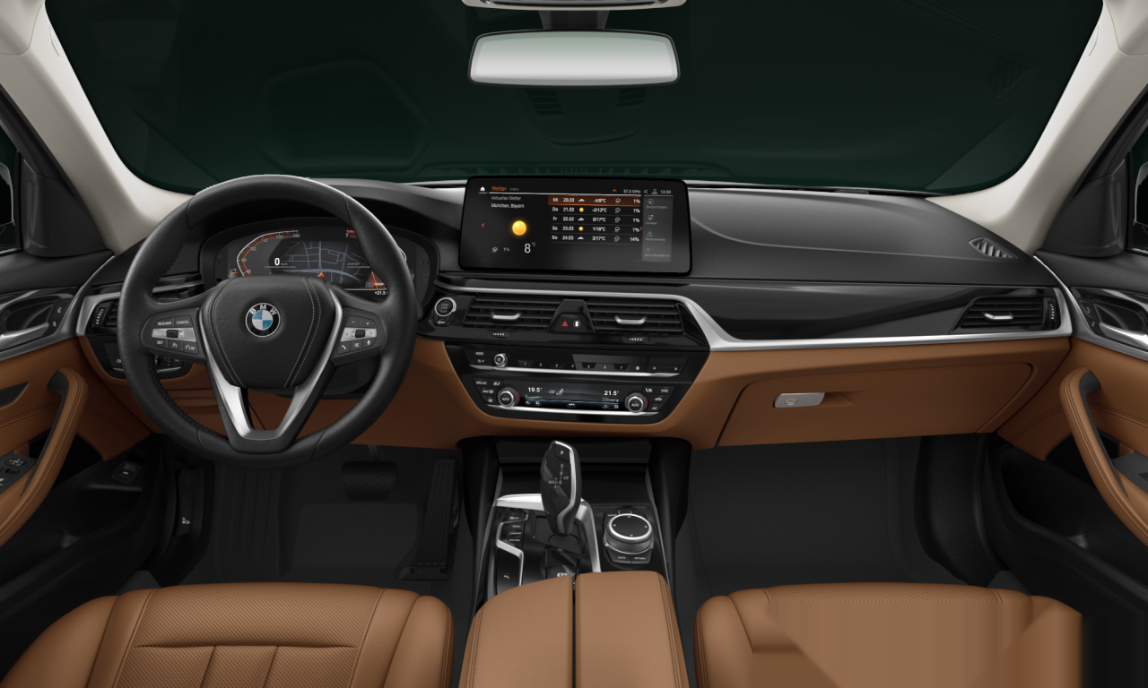 Interior of 2023 BMW 520i (G31 (MUE)), VIN WBA11BM05RCR46112