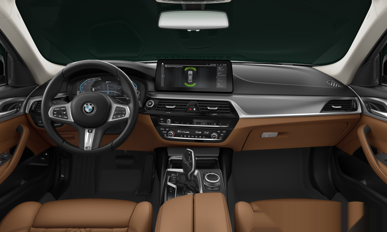 Interior of 2020 BMW 530e xDrive (G30 (MUE)), VIN WBA11CH01MCF86705