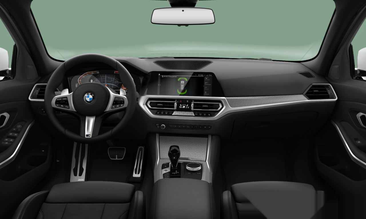 Interior of BMW 320d (G21), VIN WBA11DZ0XMFK28163