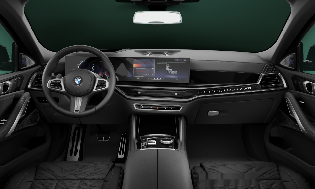 Interior of 2023 BMW X6 xDrive30d M Sport (G06 (MUE)), VIN WBA11EY0509U93766