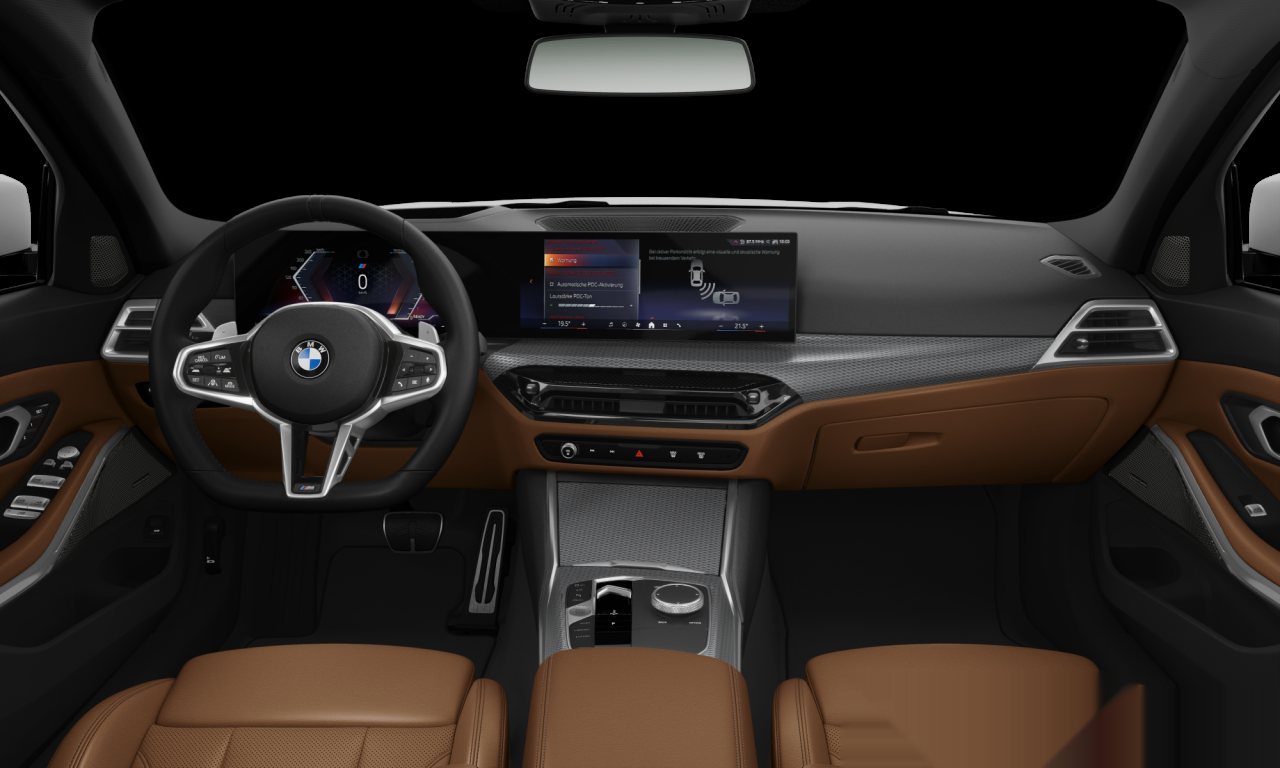 Interior of BMW 320i (G20 (MUE)), VIN WBA11FF08TFX05672