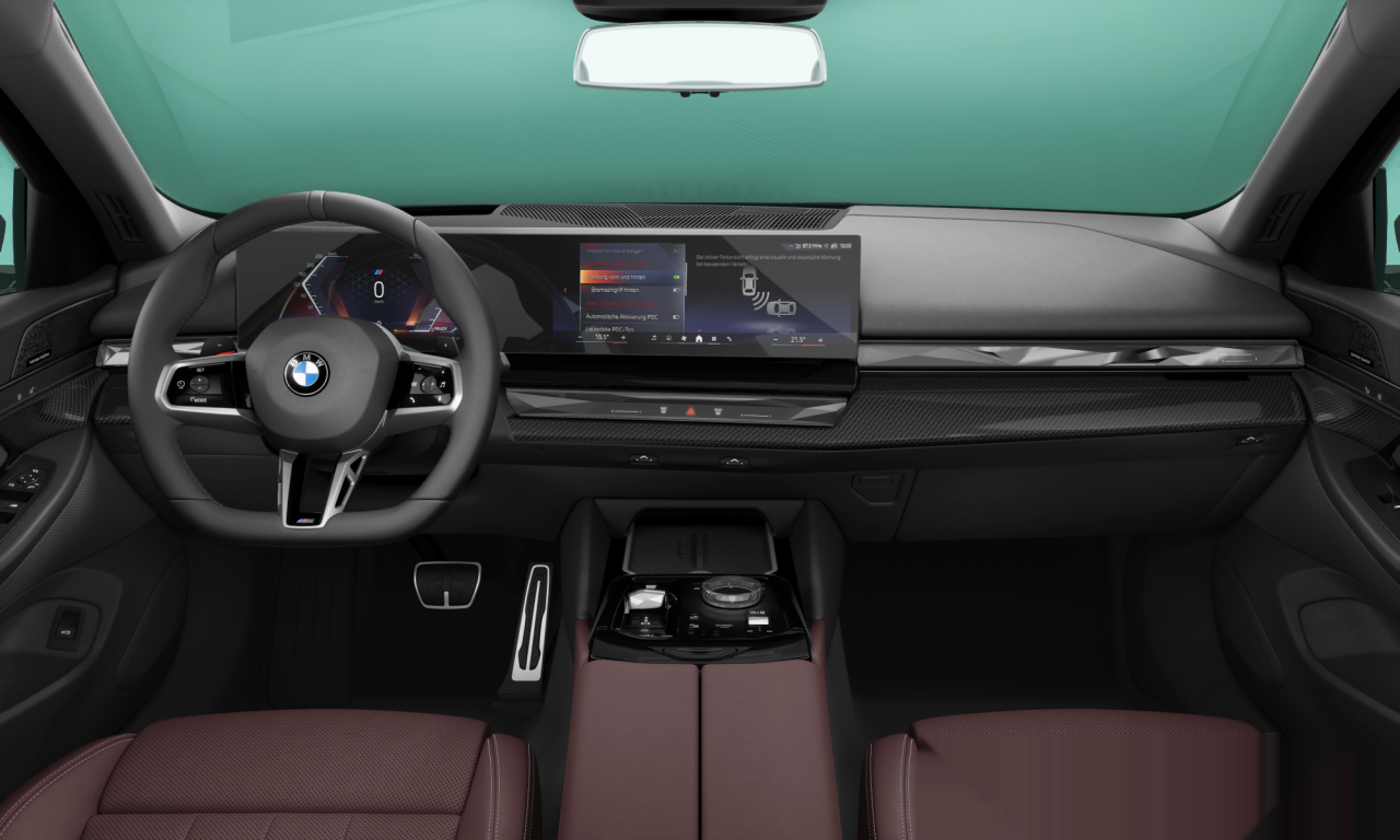 Interior of 2025 BMW 520i (G60), VIN WBA11FJ02TCU93165