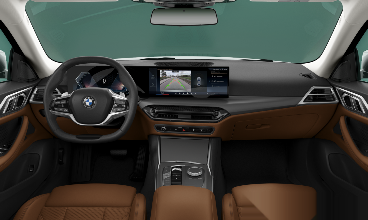 Interior of BMW 420i (G26 (MUE)), VIN WBA11HC01TFV68140