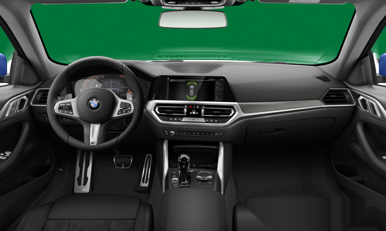 Interior of BMW 420i (G22), VIN WBA12AP080CK34859