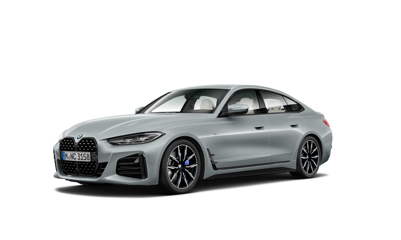 Exterior of 2022 BMW 420i (G26), VIN WBA12AV040FM60222