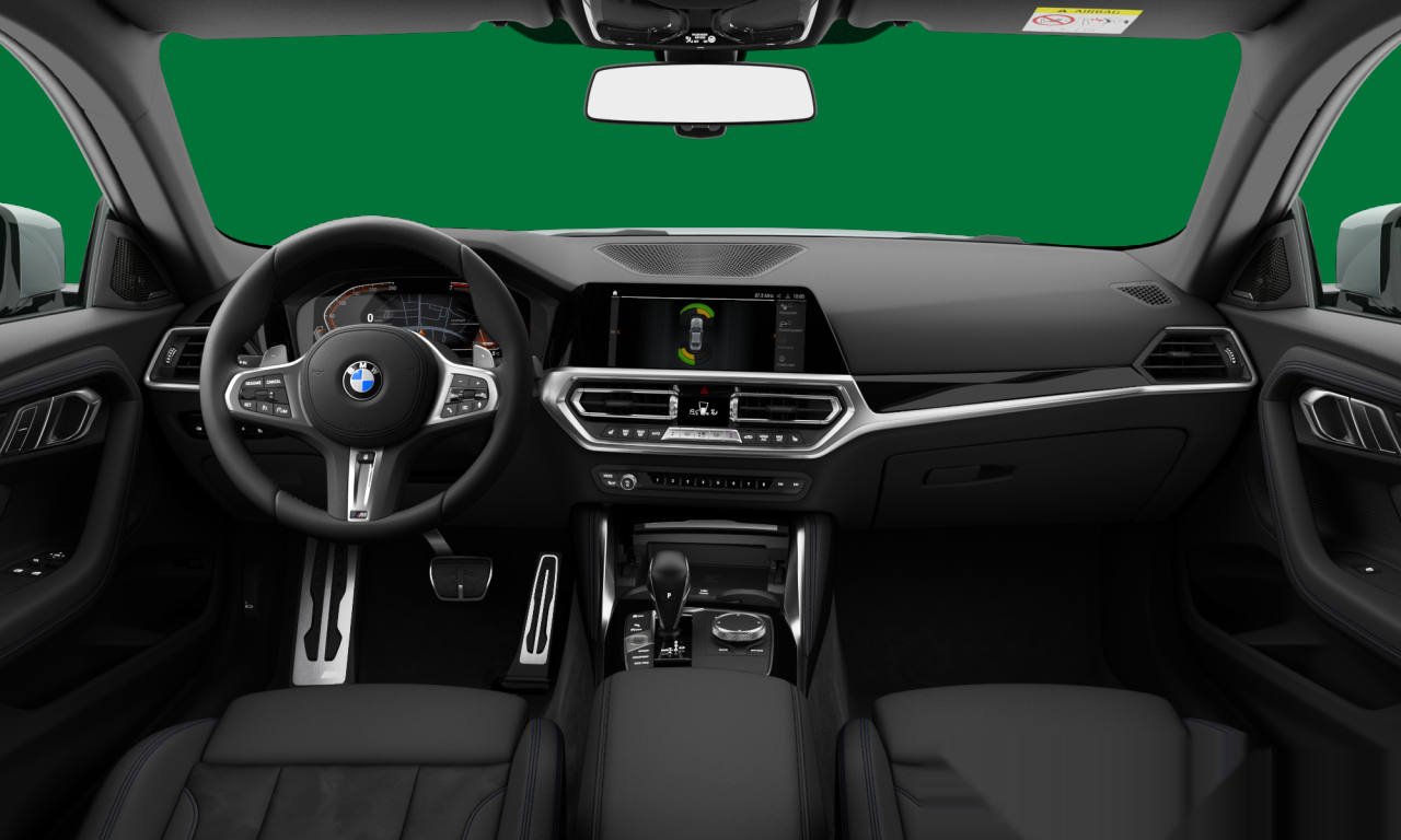 Interior of 2022 BMW 220i (G42), VIN WBA12CM0708C60147
