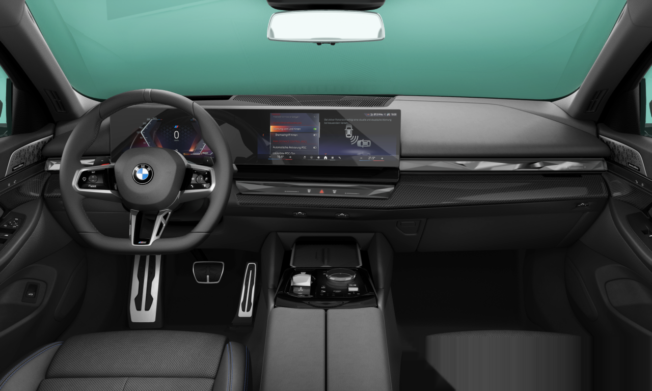 Interior of BMW 520i (G60), VIN WBA12FJ070CN96557