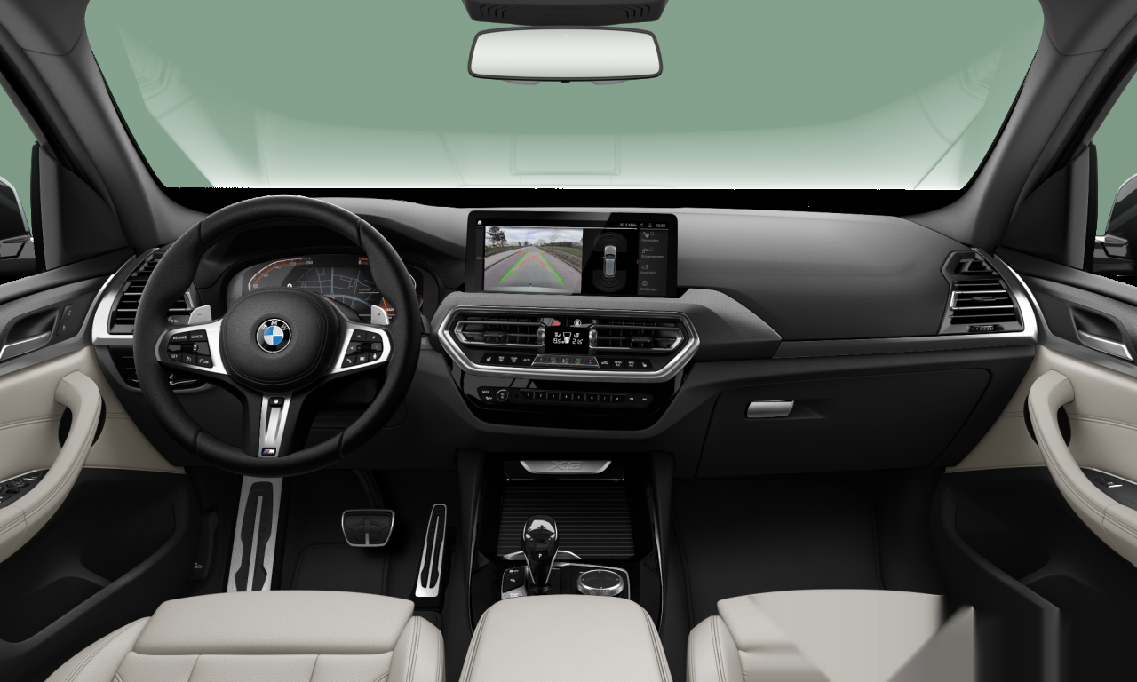 Interior of 2022 BMW X3 xDrive20d (G01 (MUE)), VIN WBA15BZ030N163388