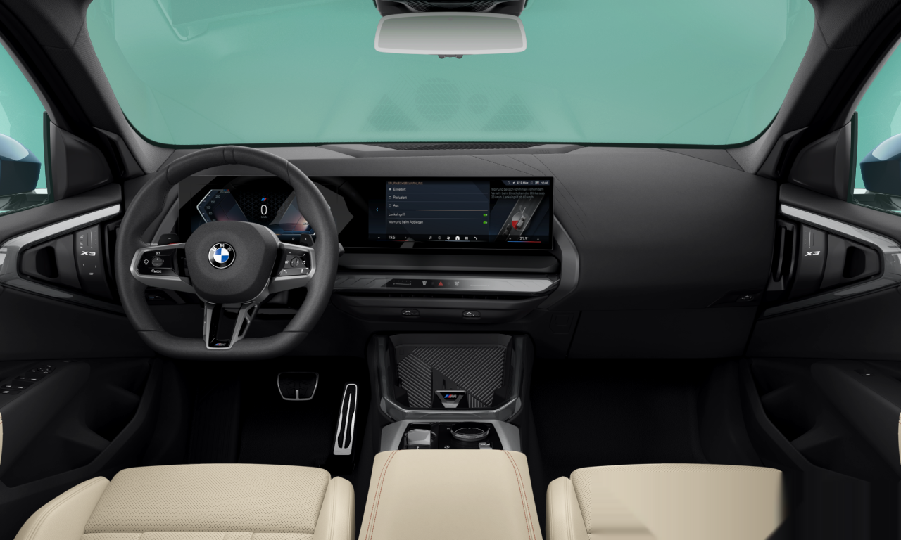 Interior of BMW X3 20d xDrive (G45), VIN WBA15GR090N332603