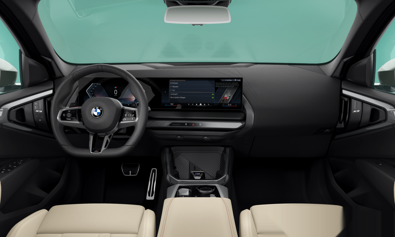Interior of BMW X3 20d xDrive (G45), VIN WBA15GR090N335789