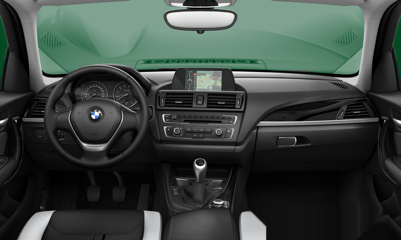 Interior of BMW 116i (F20), VIN WBA1A11000VU81082