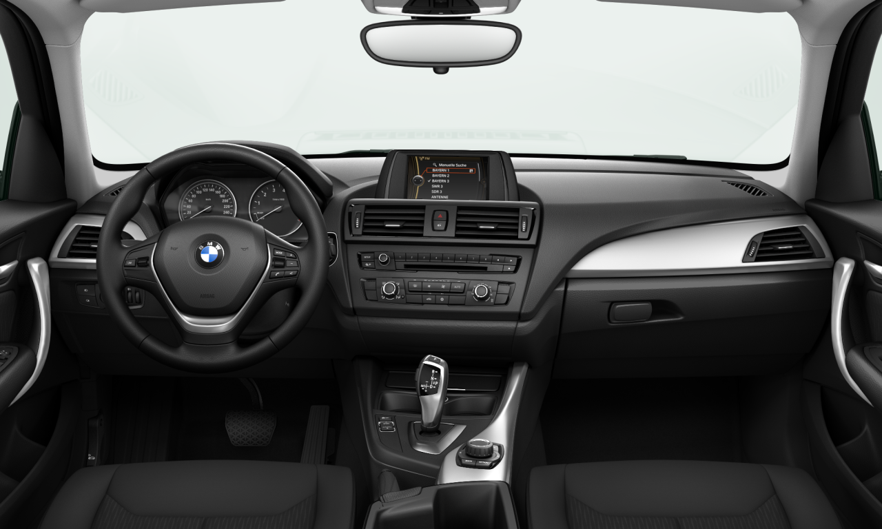 Interior of 2011 BMW 116i (F20), VIN WBA1A1100CE976810