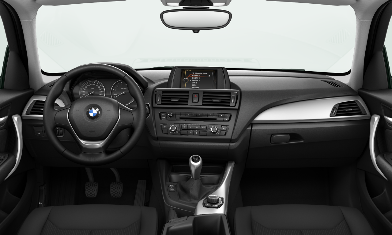 Interior of BMW 116i (F20), VIN WBA1A11020VU76871