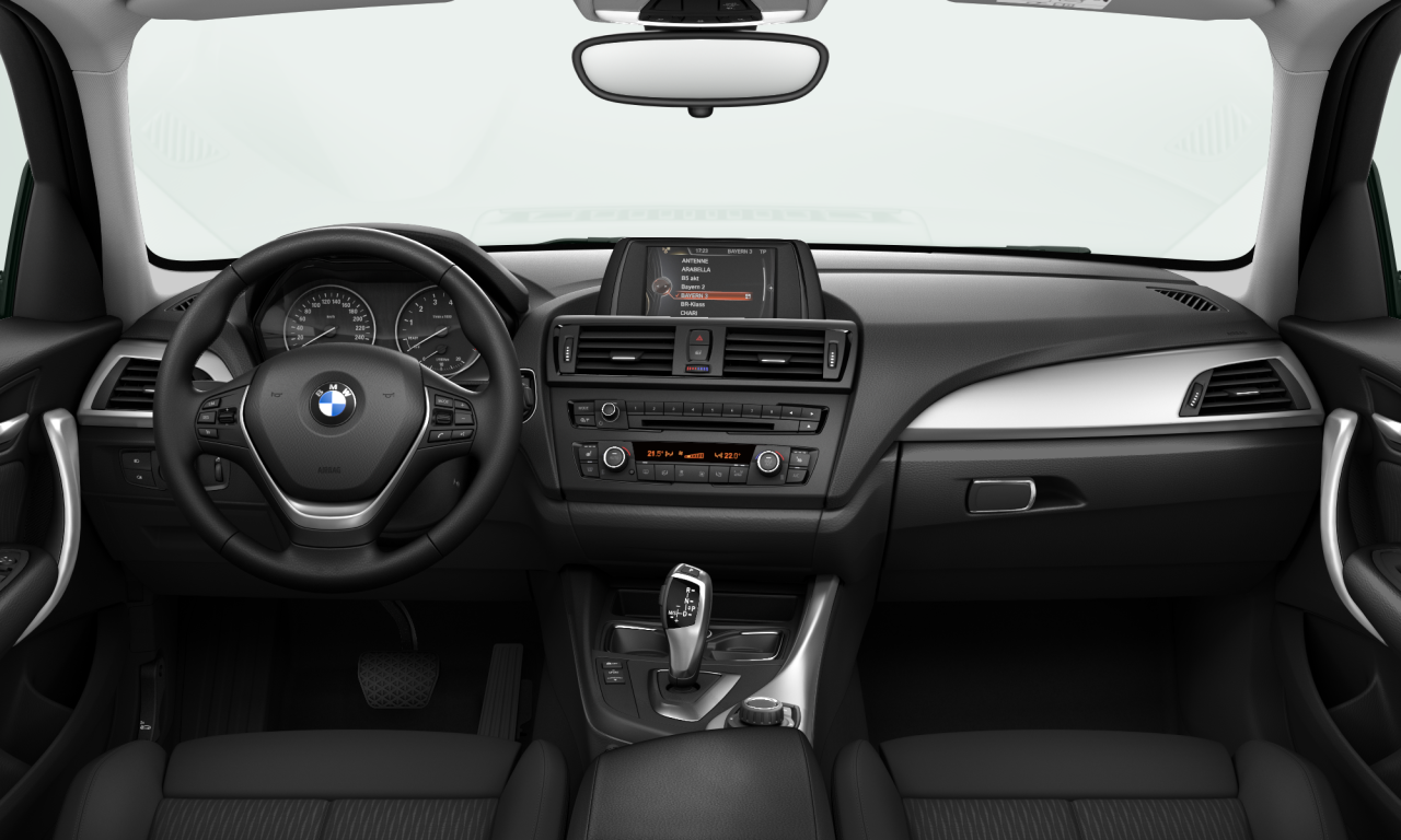 Interior of 2015 BMW 116i (F20), VIN WBA1A1103FV268281