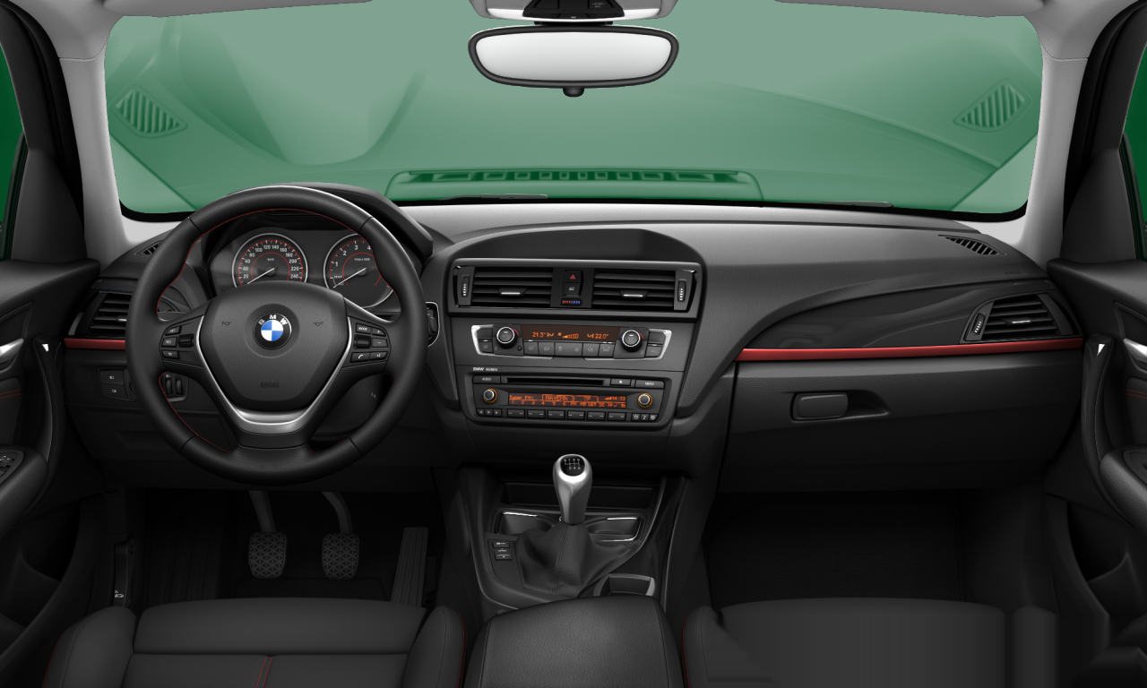 Interior of 2012 BMW 116i (F20), VIN WBA1A11050E916551