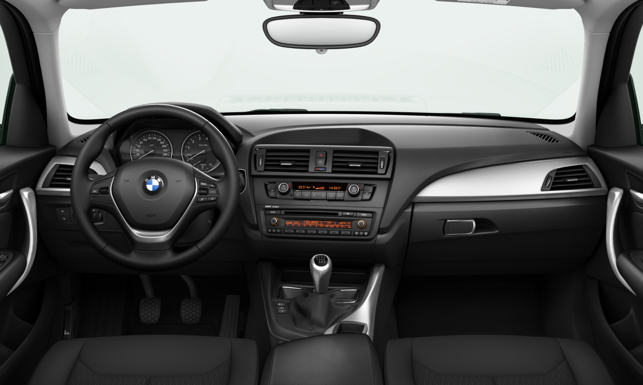 Interior of BMW 116i (F20), VIN WBA1A11050J913186