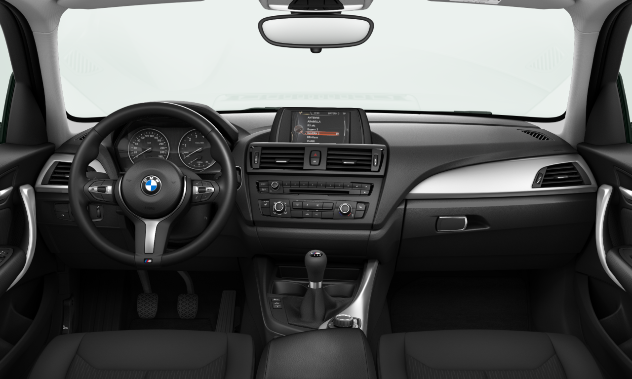 Interior of 2015 BMW 116i (F20), VIN WBA1A11050J913656