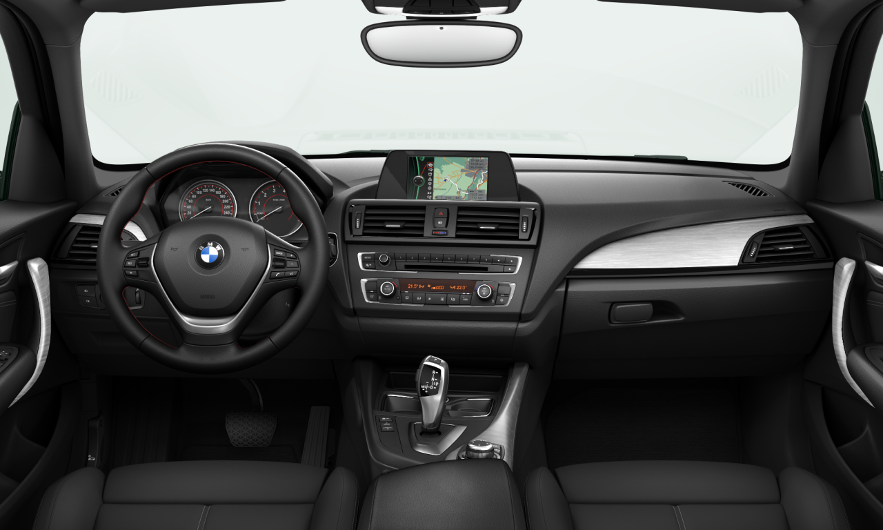 Interior of 2012 BMW 116i (F20), VIN WBA1A11070J143363