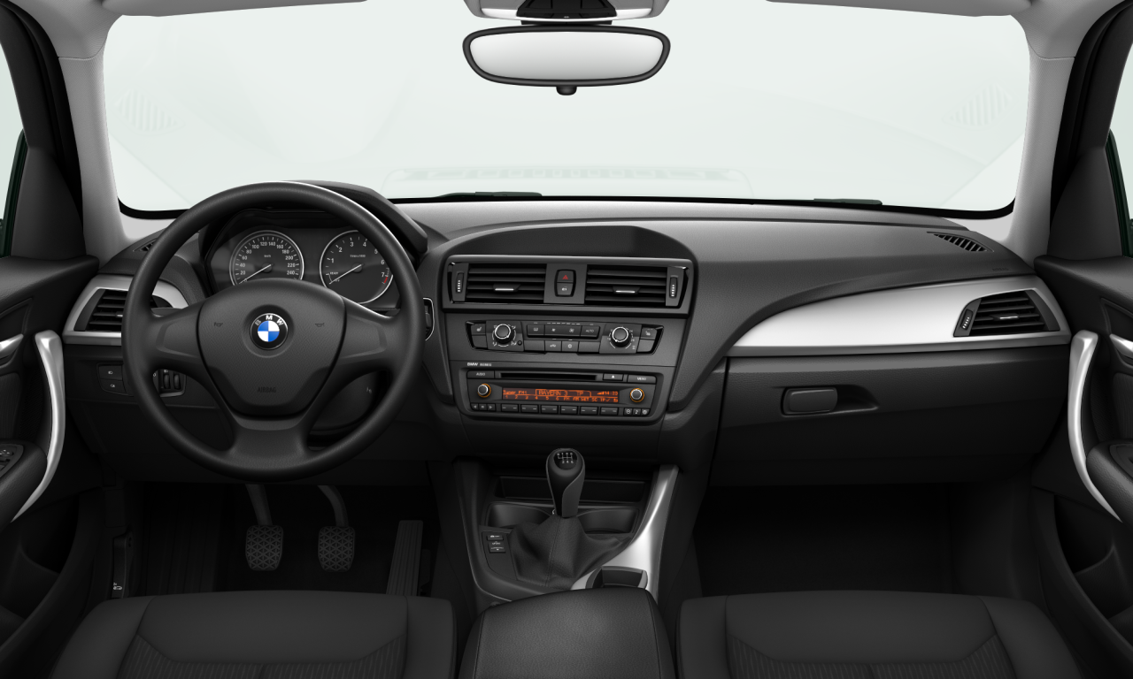 Interior of 2012 BMW 116i (F20), VIN WBA1A11090E910901