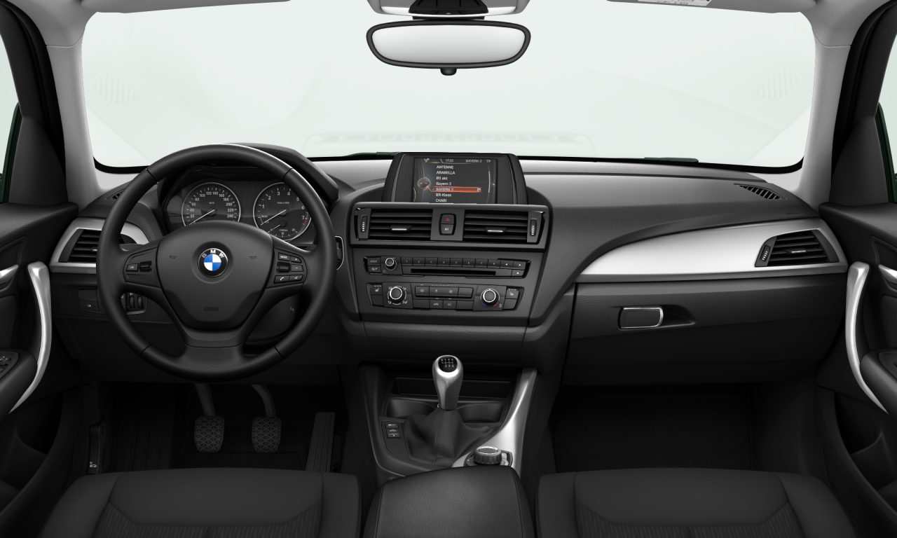 Interior of 2015 BMW 116i (F20), VIN WBA1A110X0J912311