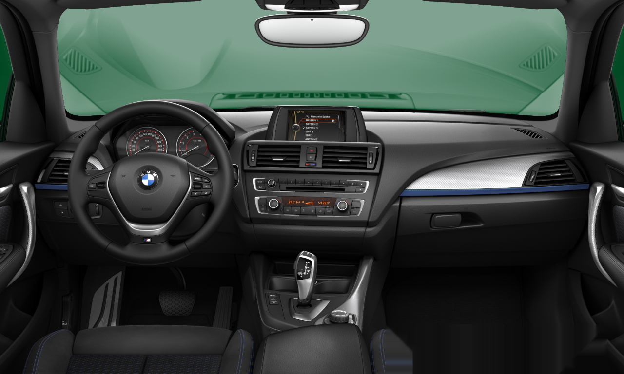 Interior of 2012 BMW 116i (F20), VIN WBA1A110XDVV15079