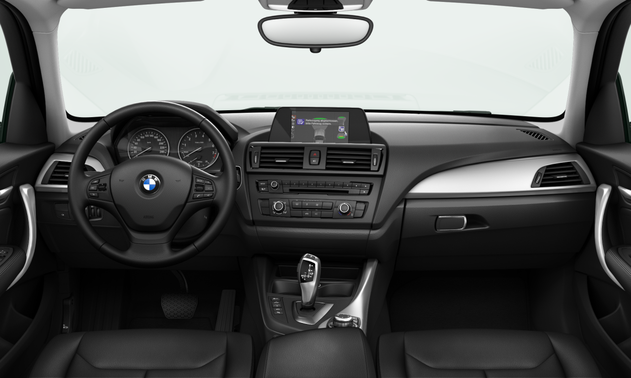 Interior of BMW 116i (F20), VIN WBA1A12080VZ06076