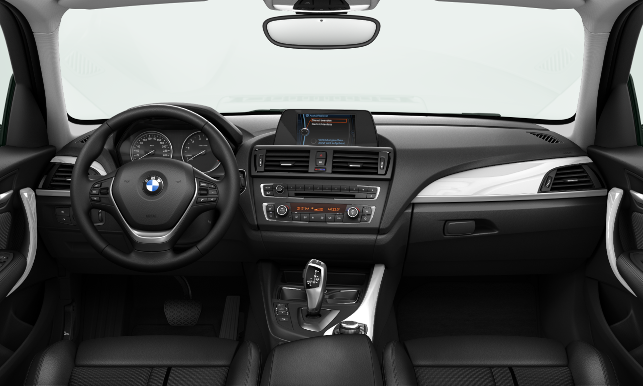 Interior of 2011 BMW 118i (F20), VIN WBA1A31000E928537