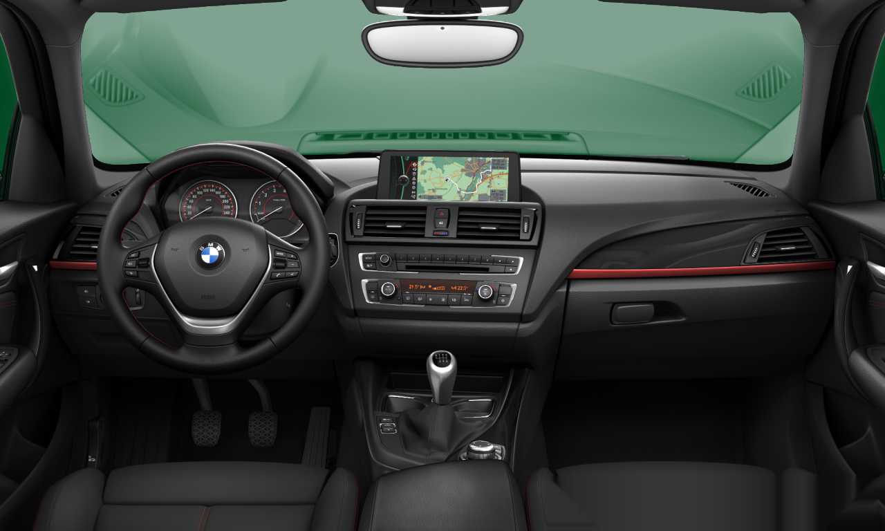 Interior of 2011 BMW 118i (F20), VIN WBA1A31030E898305