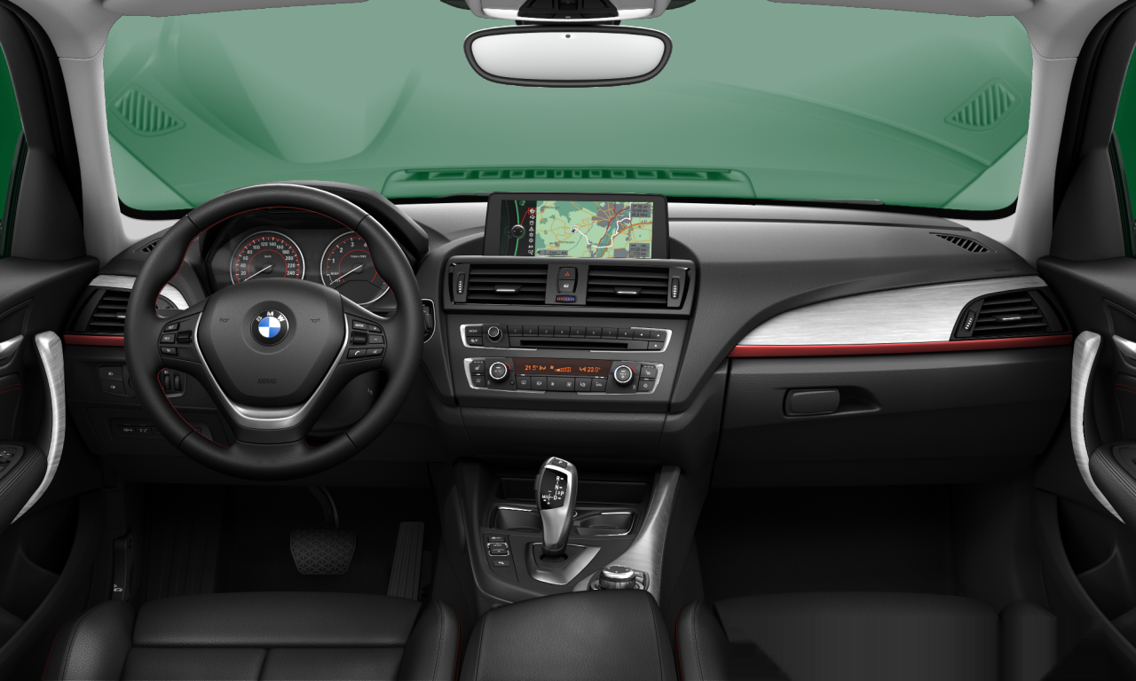 Interior of 2011 BMW 118i (F20), VIN WBA1A32070J064298