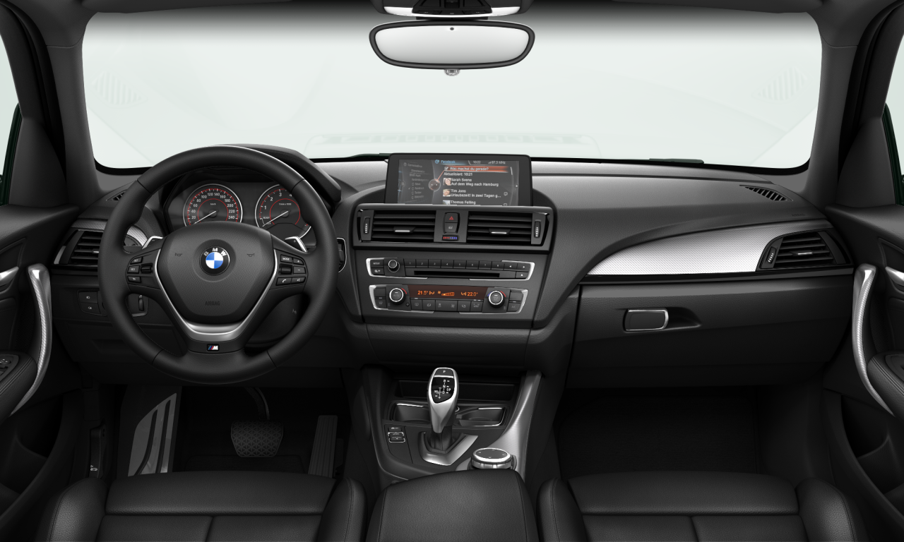Interior of BMW 125i (F20), VIN WBA1A5103EJ498951