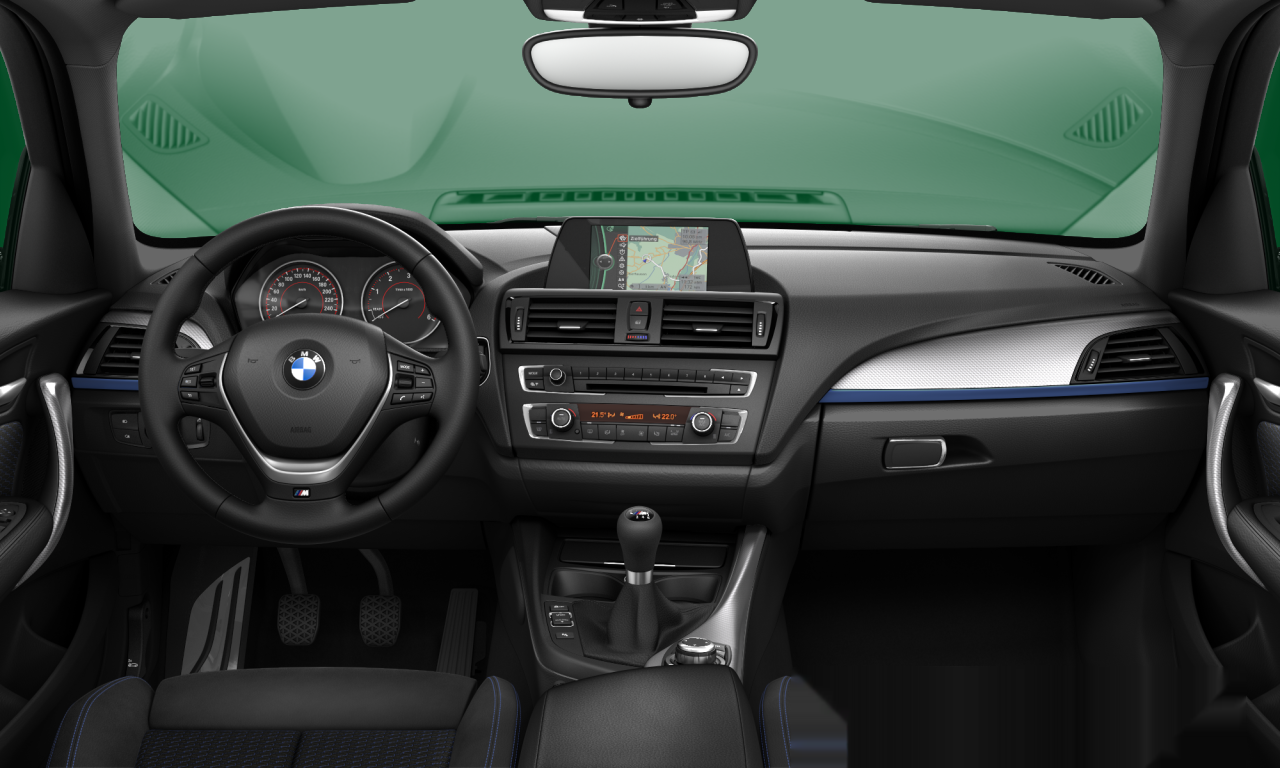 Interior of BMW 120d xDrive (F20), VIN WBA1B510X0J843625
