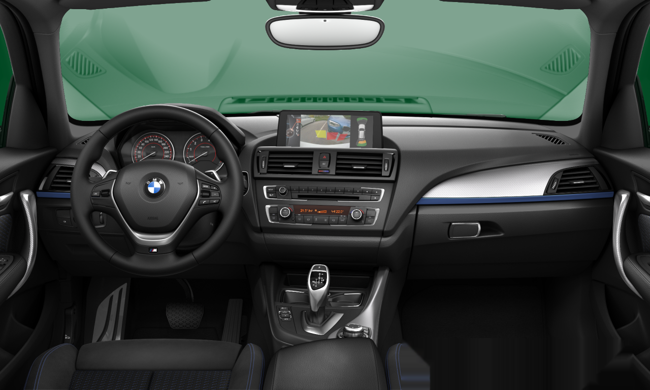 Interior of 2013 BMW M135i (F20), VIN WBA1B72020J777260