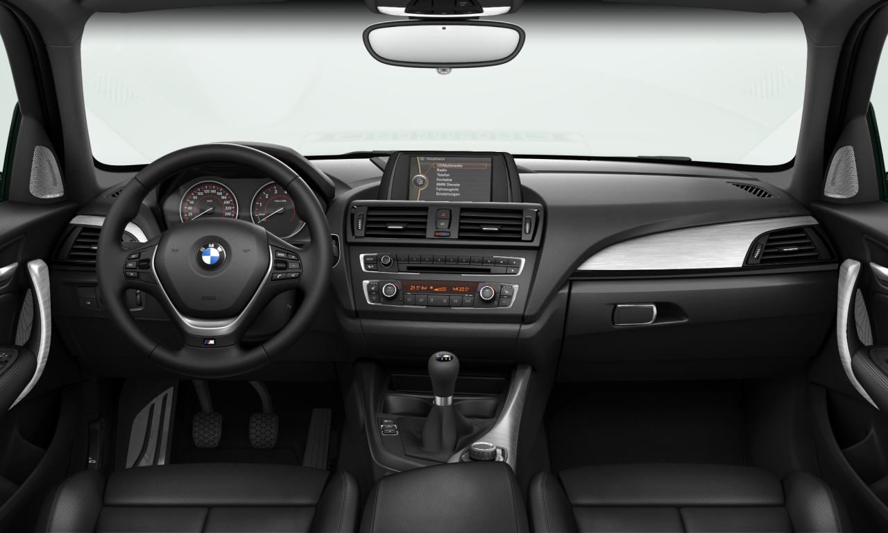 Interior of BMW M135i (F20), VIN WBA1B720X0J125860