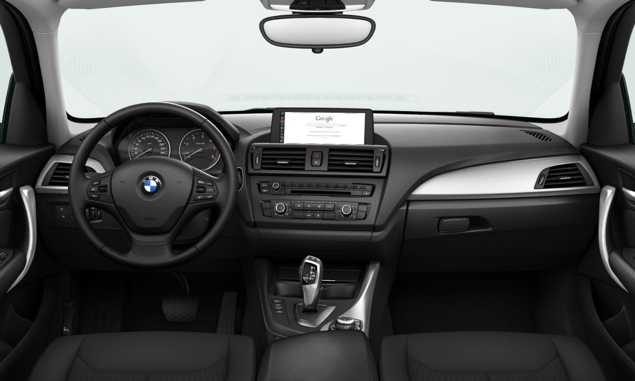Interior of 2012 BMW 118d (F20), VIN WBA1C11010E941277