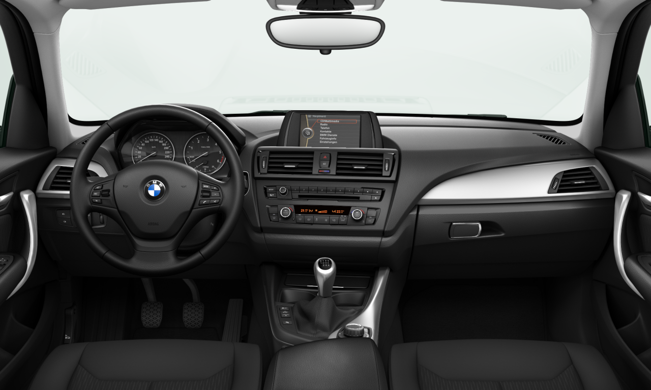 Interior of BMW 118d (F20), VIN WBA1C11020VU93244