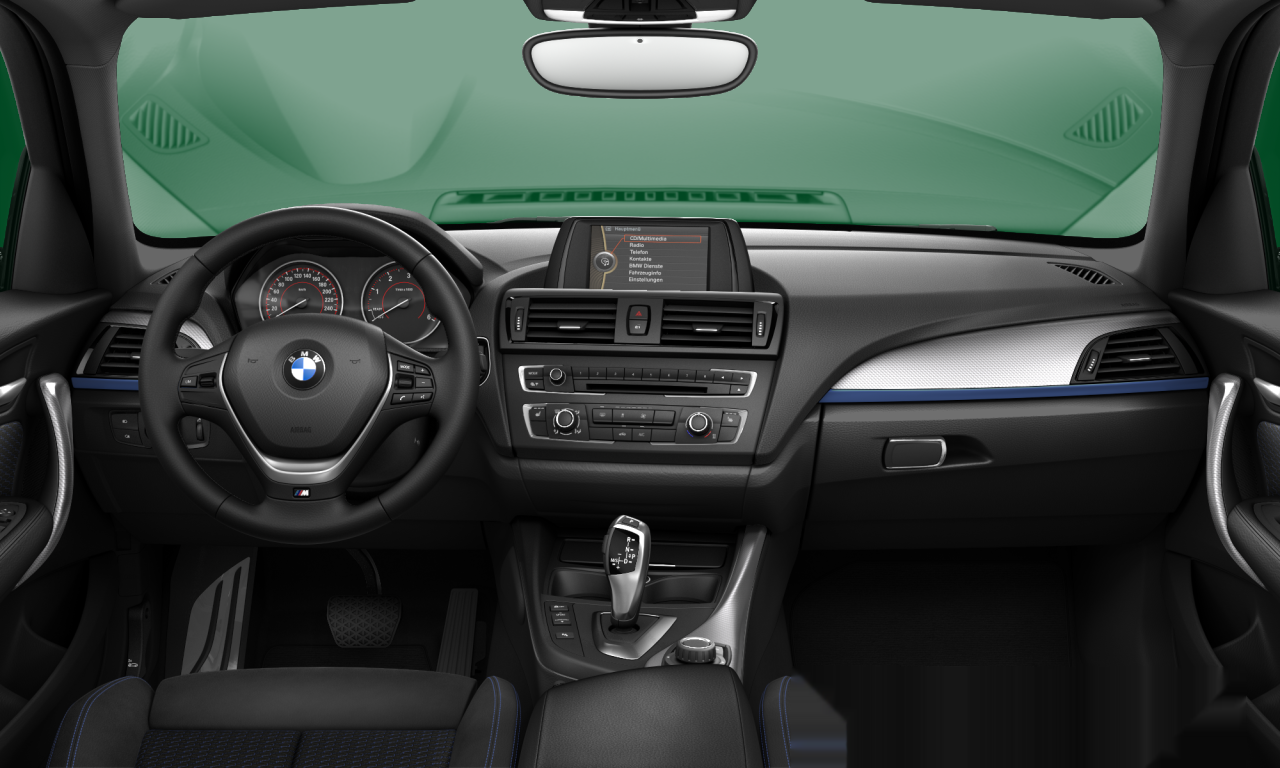 Interior of 2013 BMW 118d (F20), VIN WBA1C1105EVV06821