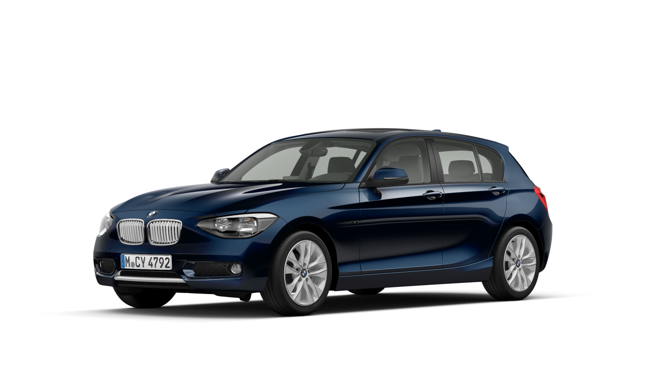 Exterior of BMW 118d (F20), VIN WBA1C12010E641432