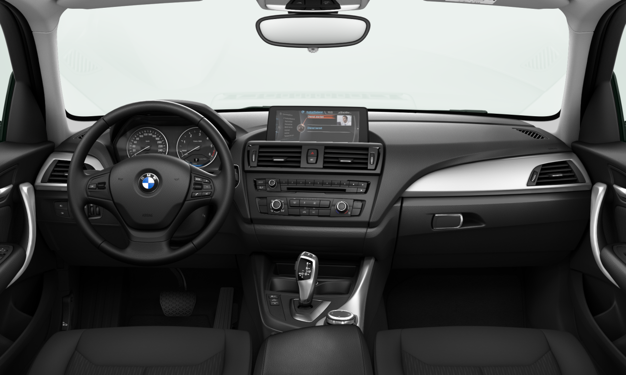 Interior of BMW 118d (F20), VIN WBA1C12030J185795