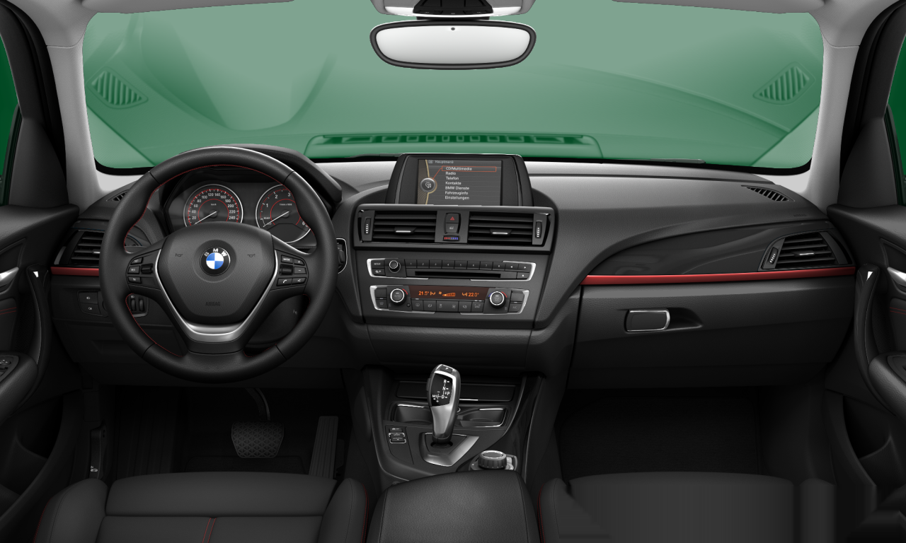 Interior of 2013 BMW 120d (F20), VIN WBA1C31020J533924